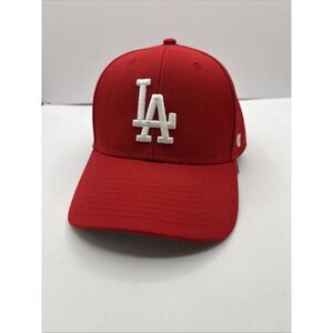 Los Angeles Dodgers '47 MVP Red/White Structured Adjustable Cap Hat Custom